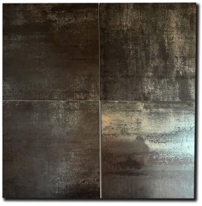 Vloertegel 60x60 cm APE Dorian Graphite metallook A110