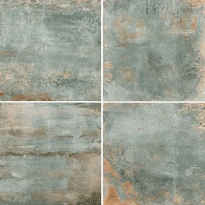Vloertegel Metallook Oxideer Groen NAV52 diverse printen