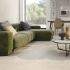 Vloertegel Natuursteenlook Ardosia Taupe beige R114 als woonkamertegels gebruikt_inspiratie foto