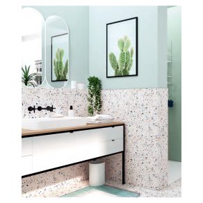 Vloertegel Terrazzo Architect creme R95 sfeerfoto