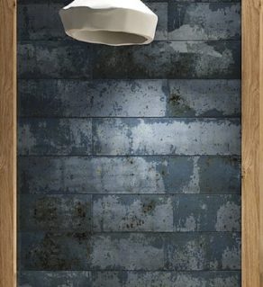 Wandtegel 10x40 cm blauw roest A90 voor keuken, toilet en badkamer