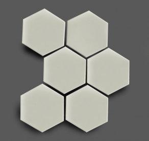 Wandtegel 10×11 cm Hexagon Wit A260 Is geschikt voor in de badkamer, de keuken of het toilet