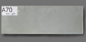 Wandtegel 10×30 cm licht grijs A70 is geschikt voor badkamer, keuken of toilet
