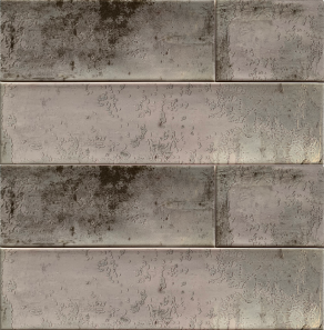 Wandtegel 10×40 cm grijs roest A92 is geschikt voor badkamer, keuken of toilet