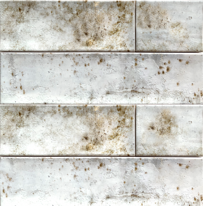 Wandtegel 10×40 cm wit roest A93 is geschikt voor badkamer, keuken of toilet