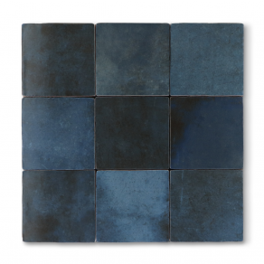 Wandtegel 13x13 cm Arlington Virginia mat blauw RBT98