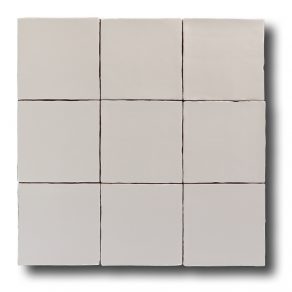 Wandtegel 13x13 cm Handvorm Baltimore mat wit RBT64 - ook in hoogglans verkrijgbaar.