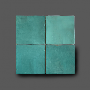 Wandtegel 13×13 cm turquoise A131 Is geschikt voor in de badkamer, keuken of in het toilet.