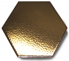 Wandtegel 16x16 cm Hexagon Hybla Goud RBT112