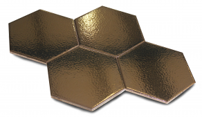 Wandtegel 16x16 cm Hexagon Hybla Goud RBT112