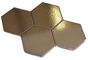 Wandtegel 16x16 cm Hexagon Hybla Goud RBT112