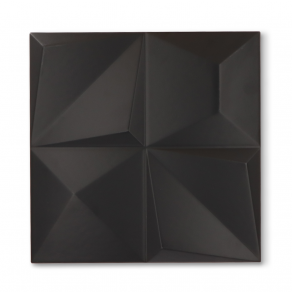 Wandtegel 30x30 cm Emporia mat zwart RBT111