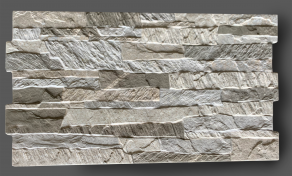 Wandtegel 30x60 cm keramisch steenstrip imitatie grijs H50 Is geschikt voor in de badkamer, de keuken of het toilet