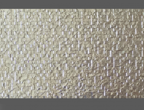 Wandtegel 33×65 cm shine zilver is geschikt voor in de badkamer, in de keuken of op het toilet