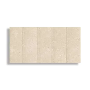 Wandtegel 60x120 cm Natuursteenlook Fosil Decor Beige CR2