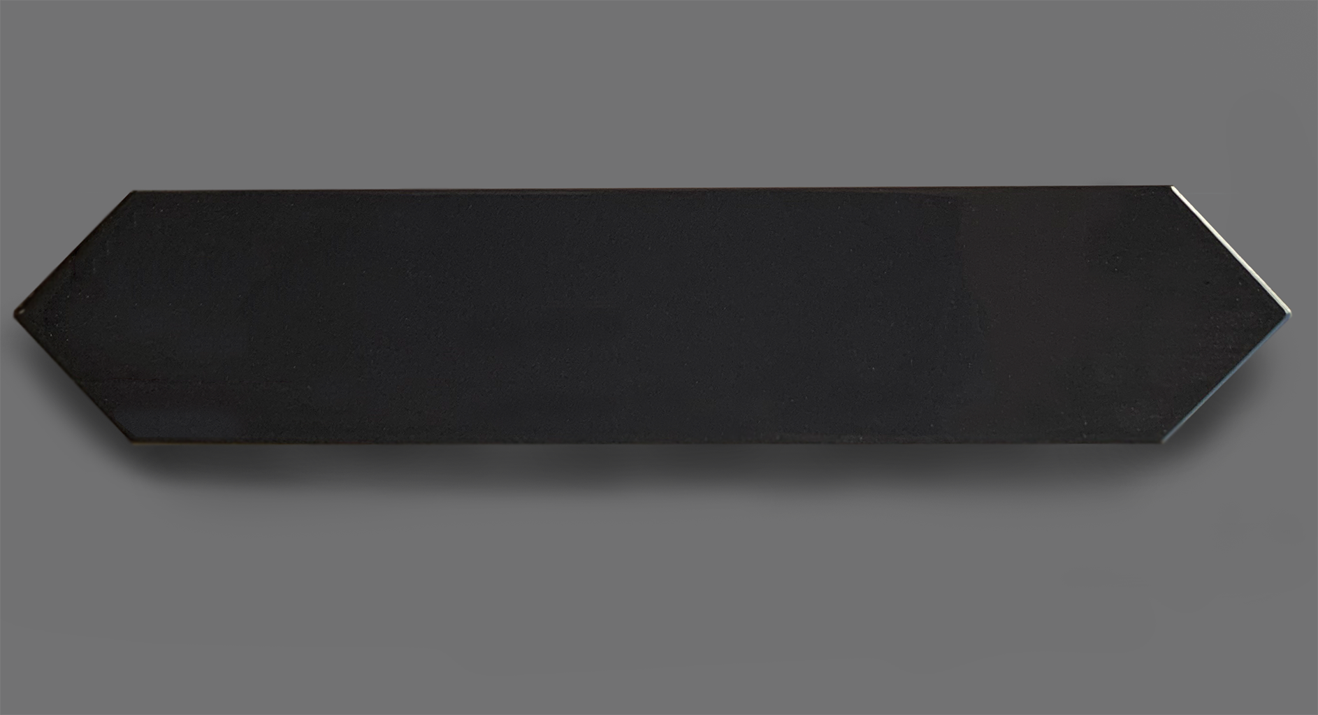 Wandtegel 6,5×33,2 cm glans Antraciet C57