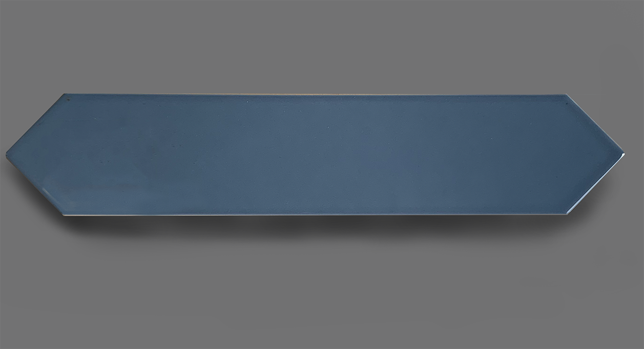 Wandtegel 6,5×33,2 cm glans Blauw C51