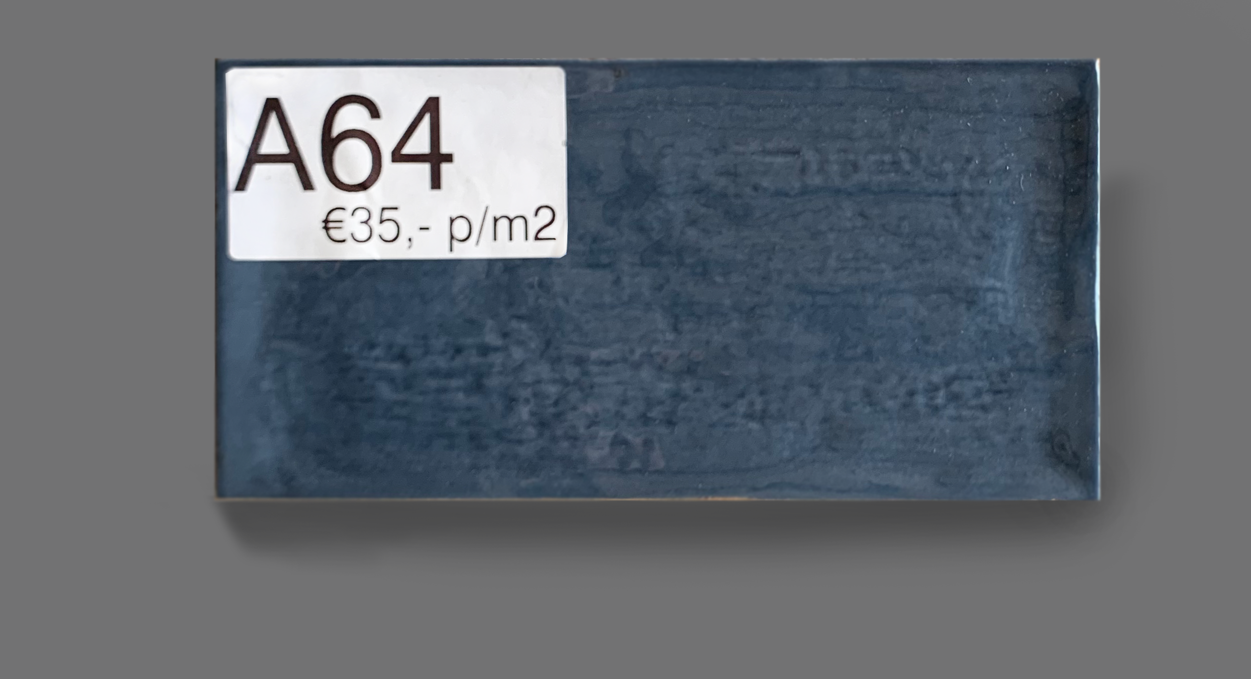 Kind Vruchtbaar Pat Wandtegel 7.5x15 cm blauw A64 | RB Tegels Tiel %