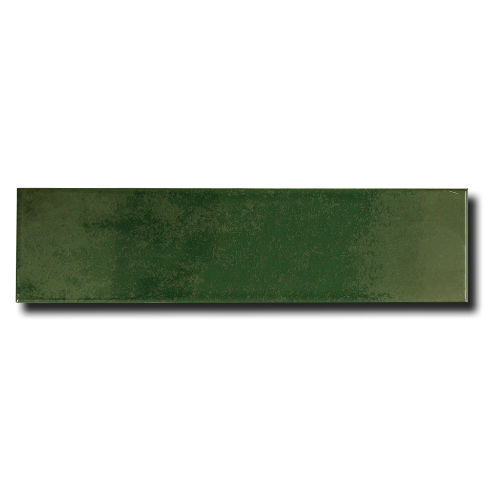 Wandtegel 7.5×30 cm Glans Egaal Groen A209