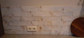 Wandtegel 7.5×30 cm roesttint beige A171 Is geschikt voor in de badkamer, de keuken of het toilet