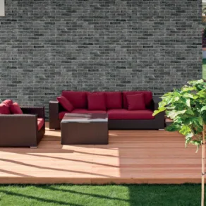 Wandtegel 7,4x31 cm Baksteen Antraciet DC148 inspiratie foto