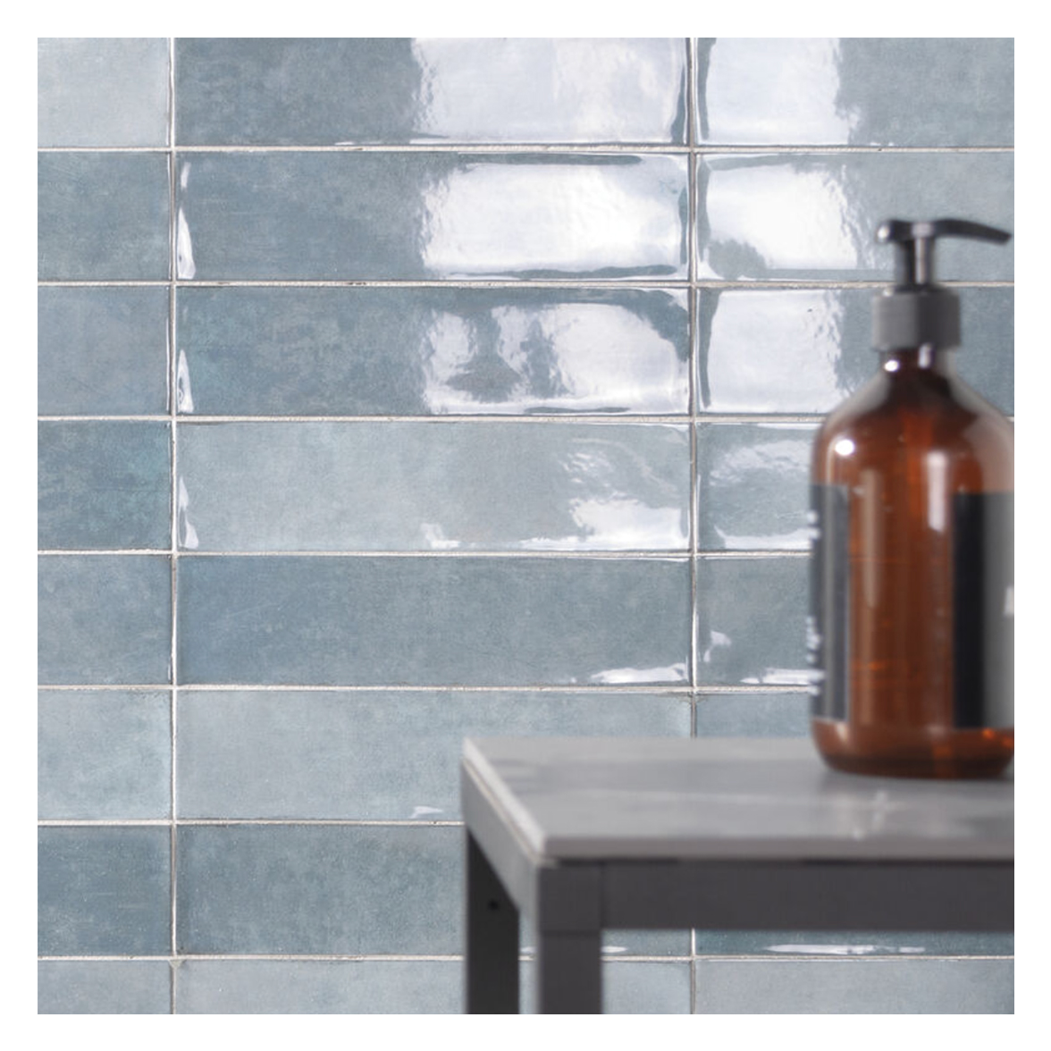 Wandtegel 7,5x30 cm Cifre Omnia Turqouise Glans RBT160