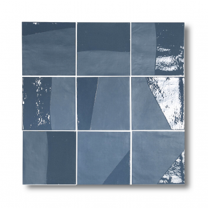 Wandtegel 13,8x13,8 cm Dardje blauw A146