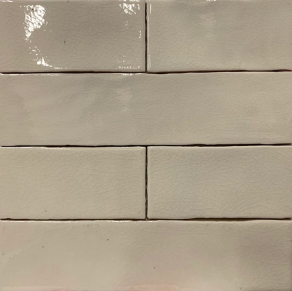 Wandtegel hoogglans 7.5×30 cm wit A156 is geschikt voor badkamer, keuken of toilet