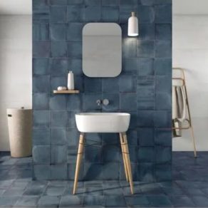 Wandtegel mat geotiles Robin Blue G68_inspiratie foto