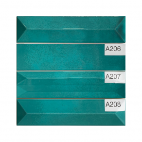 Wandtegels 7,5x30 cm Glans Egaal Aqua A206 A207 A208