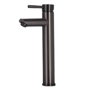 Wastafelkraan mengkraan hoog 29,7 cm Gun Metal Beinn