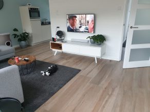 Houtlook tegels 30x122 cm in de woonkamer DC 5