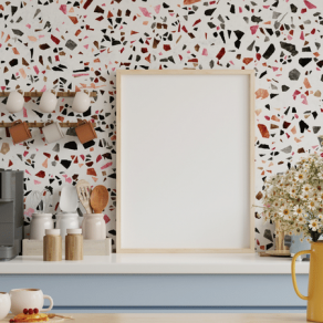 Terrazzo tegels glans