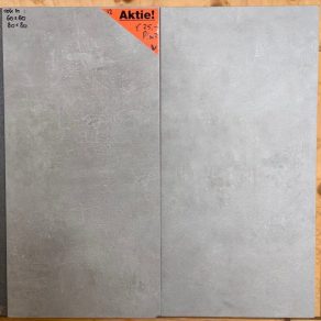 Betonlook tegels 30x60 cm grijs als badkamertegels