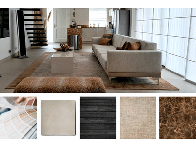 woonkamertegels moodboards